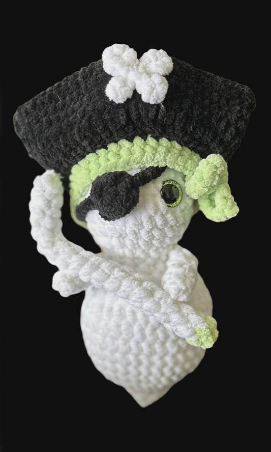 Ghost Pirate Plush – Custom Handmade Collector’s Edition